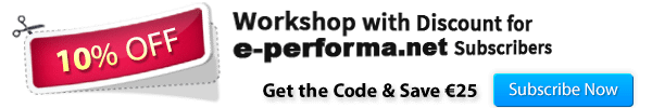 Workshop with Discount for e-performa.net subscribers