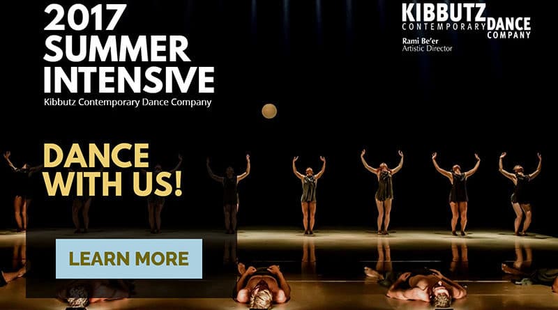 Dance With Us! Summer Intensive Dance Program with Kibbutz Contemporary Dance Company