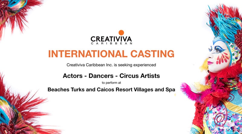 Casting International Performers - Turks and Caicos Islands