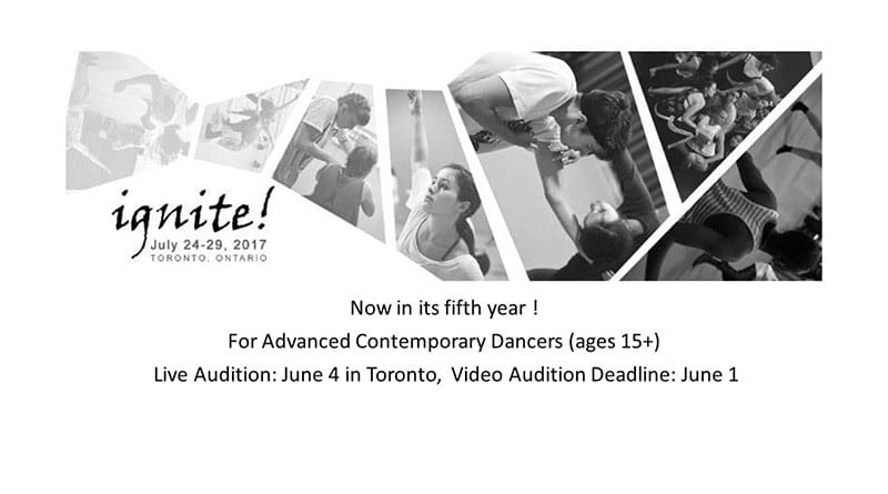 Ignite is Auditioning for its One-Week Summer Dance Program
