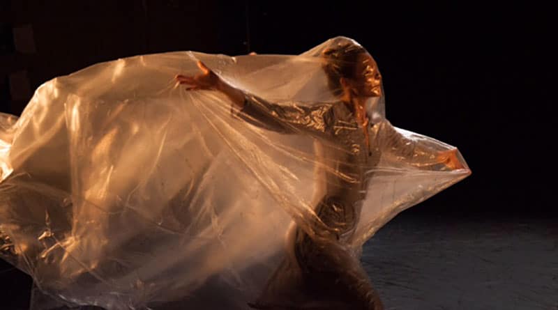 Photo: Hannah Kidd in THE HAPPINESS PROJECT a choreography by Didy Veldman & Umanooves company | Photo by Chris Nash