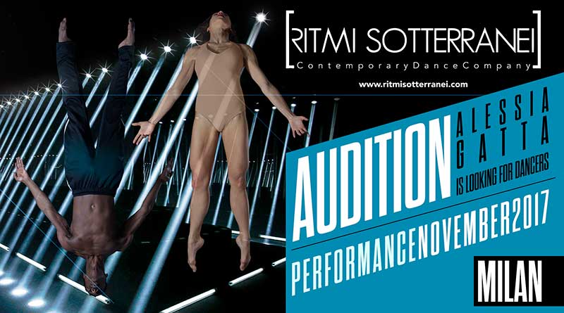 Alessia Gatta and [RITMI SOTTERRANEI] Dance Company are Holding Auditions for Male and Female Dancers