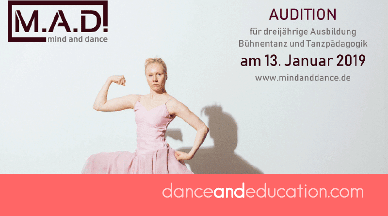 Audition for three years professional Education Program - Dancer and dance teacher