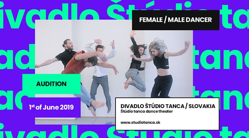 Štúdio tanca dance theater in Banská Bystrica is Looking for MALE AND FEMALE DANCERS for Upcoming 2 Seasons