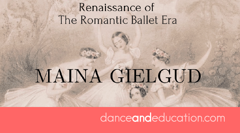 Renaissance of The Romantic Ballet Era Workshop