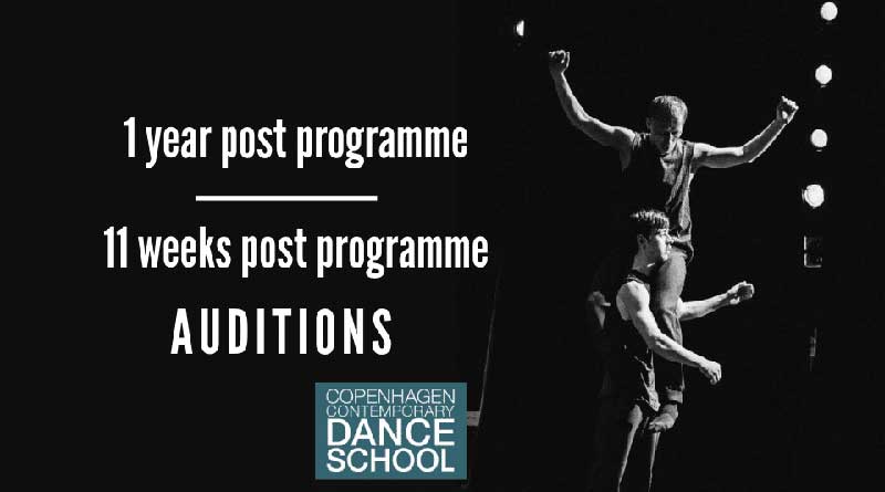 Auditions Post Graduate Programs - Copenhagen Contemporary Dance School