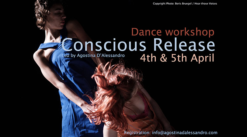 Workshop Conscious Release 4th & 5th April - Brussels