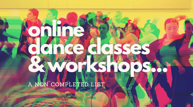 Online Dance Classes & Workshops' List