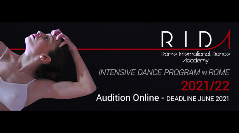 RIDA Program - Intensive Performative Professional DANCE Training in Rome