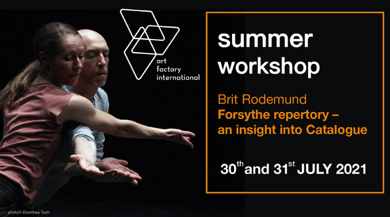 Summer Workshop Forsythe Repertory – an insight into Catalogue By Brit Rodemund