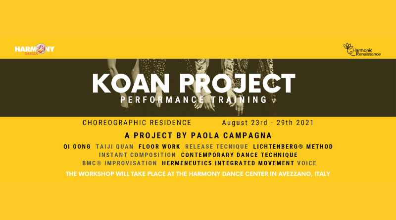 KOAN PROJECT - Performance Training - Choreographic Residence