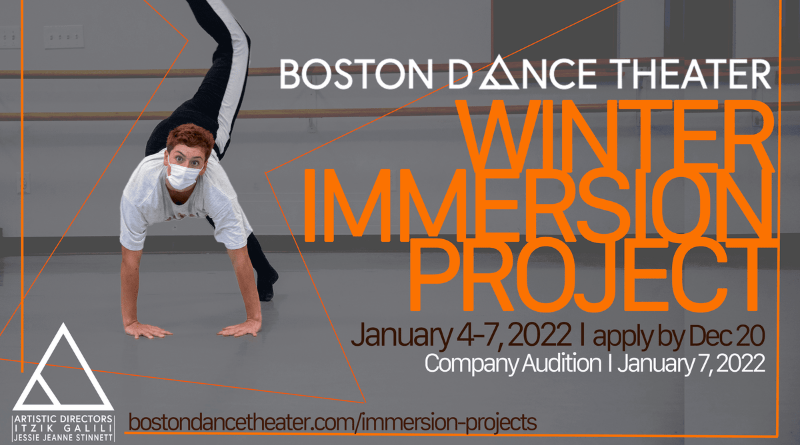 Boston Dance Theater Winter Immersion Project 2022
