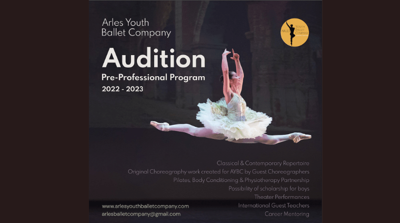 Arles Youth Ballet Company Audition 2022/2023