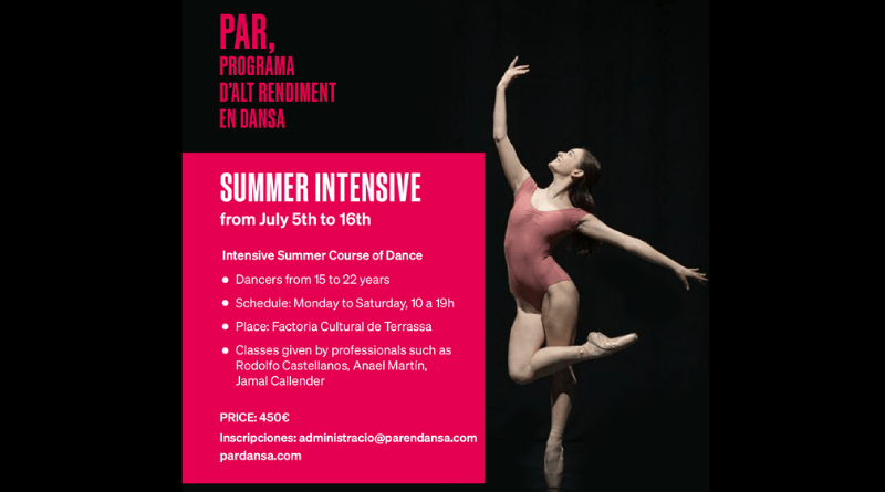 PAR in Dance - Summer Intensive Dance Programme