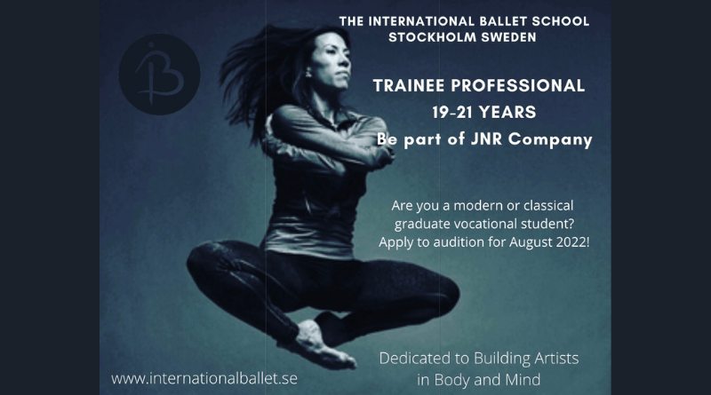 Trainee Professional Program in Stockholm for graduated vocational classical and modern dancers.