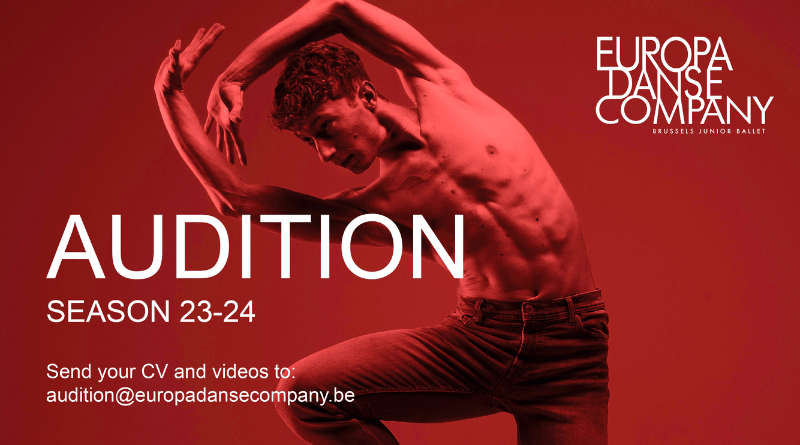 Europa Danse Company auditions saison 2023-2024
