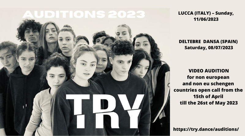 AUDITION TRY international training and research program for young dancers