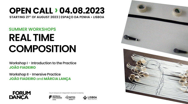 Open Call: Summer Workshops | Real Time Composition | João Fiadeiro