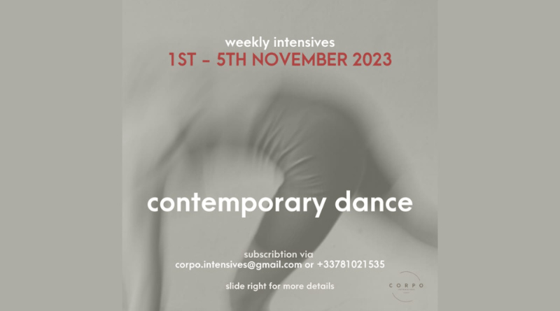 Weekly Intensives Contemporary in Lagos, Portugal