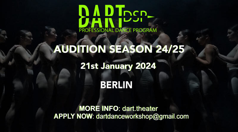 DART Dance Company's DSP is looking for enthusiastic students to join their exciting 10-month training program in BERLIN!