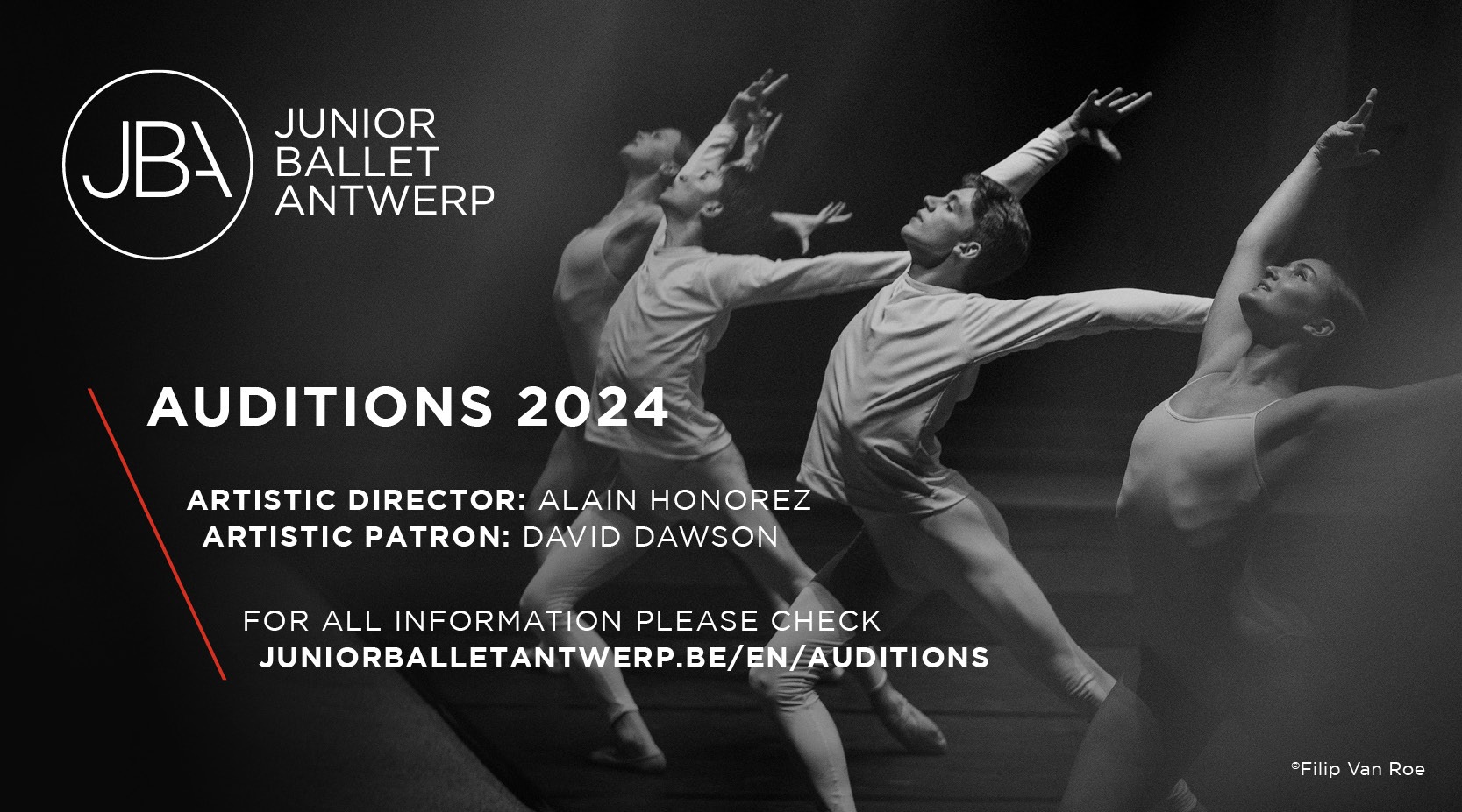 Junior Ballet Antwerp is looking for talented dancers (1721yrs) to