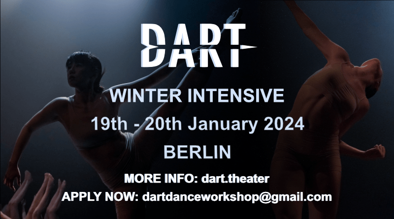DART WINTER INTENSIVE WORKSHOP  19th - 20th of January 2024, BERLIN