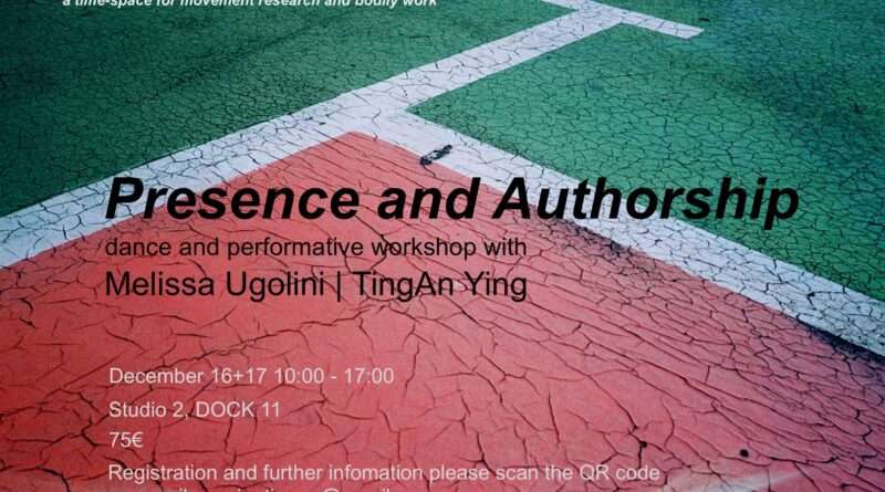 Presence and Authorship Workshop by :second half: Berlin