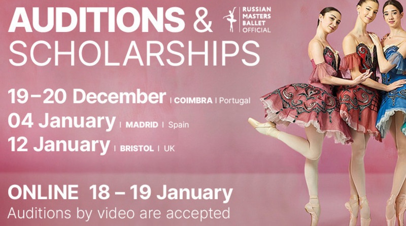 Live and Online AUDITIONS & SCHOLARSHIPS for the RMB summer ballet courses 2025