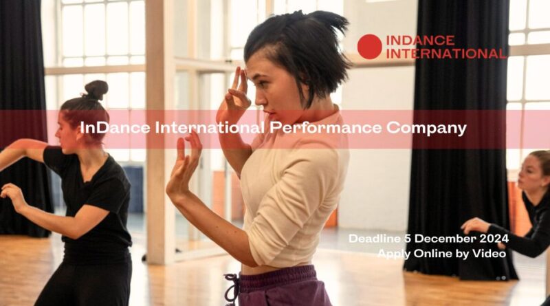 One Year Performance Program, Auditions InDance International Entry January 2025