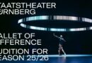 Staatstheater Nürnberg Ballet of Difference is Looking for Dancers 2025/2026