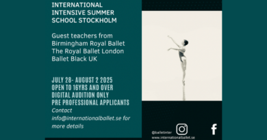 International Intensive Ballet Summer Stockholm 2025
