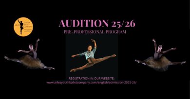 Audition 25-26 Arles Youth Ballet Company