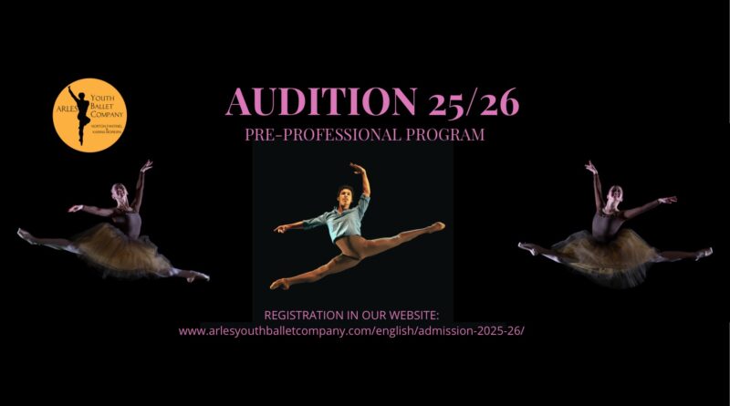 Audition 25-26 Arles Youth Ballet Company