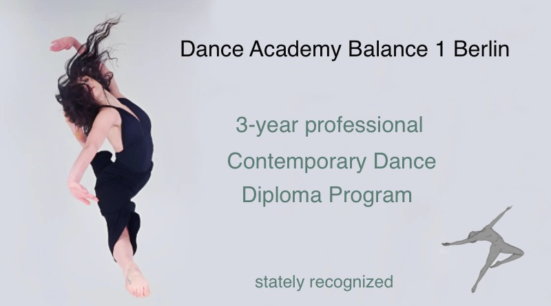 Dance Academy Balance 1 Berlin - 3-year professional Contemporary Dance Diploma Program