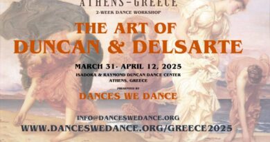THE ART OF DUNCAN & DELSARTE dance workshop