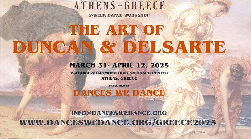 THE ART OF DUNCAN & DELSARTE dance workshop