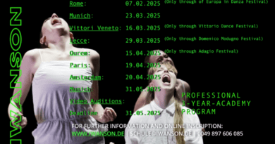 Auditions Iwanson International School of Contemporary Dance