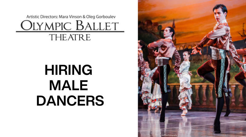 Olympic Ballet Theatre is Hiring Male Ballet Dancers