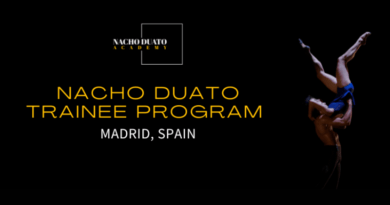 Nacho Duato Trainee Program 2025/26 Audition Notice