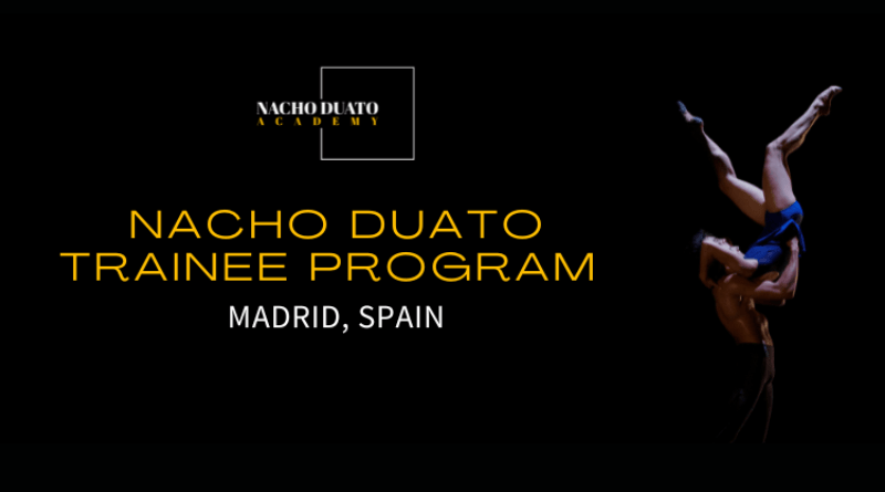 Nacho Duato Trainee Program 2025/26 Audition Notice