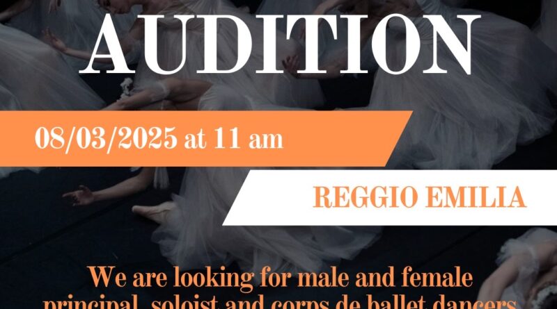 Nuovo Balletto Classico is Looking for Male and Female Dancers