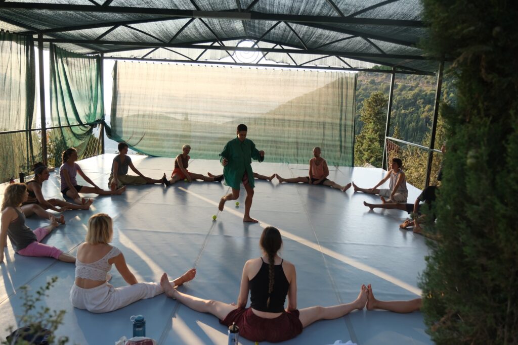 Workshops w/ Rafaela Sahyoun & Maria Papadopoulou at “Rest in Motion” Summer Dance program | Lefkada island, Greece