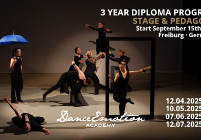 DanceEmotion · International Academy · 3 Year Diploma Program · Stage & Pedagogy