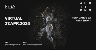 PERA - School of Performing Arts - GAU / PERA Dance B.A. & PERA Short Live Auditions