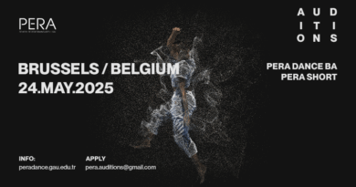 PERA - School of Performing Arts - GAU / PERA Dance B.A. & PERA Short Live Audition