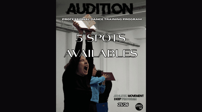 PLATZ14 |ONLINE AUDITION | ATHLETIC MOVEMENT DEEP PROGRAM 2025/2026