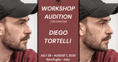Formation For Future-WORKSHOP/AUDITION WITH DIEGO TORTELLI