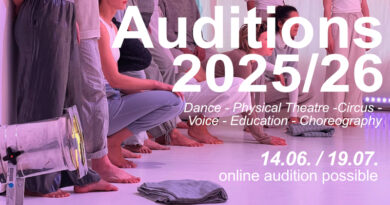 SENECA INTENSIV - AUDITIONS - Dance + Circus + Physical Theatre + Voice + Dance Education + Choreography - 2025/26
