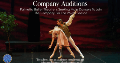 Palmetto Ballet Theatre is Looking for Male Dancers