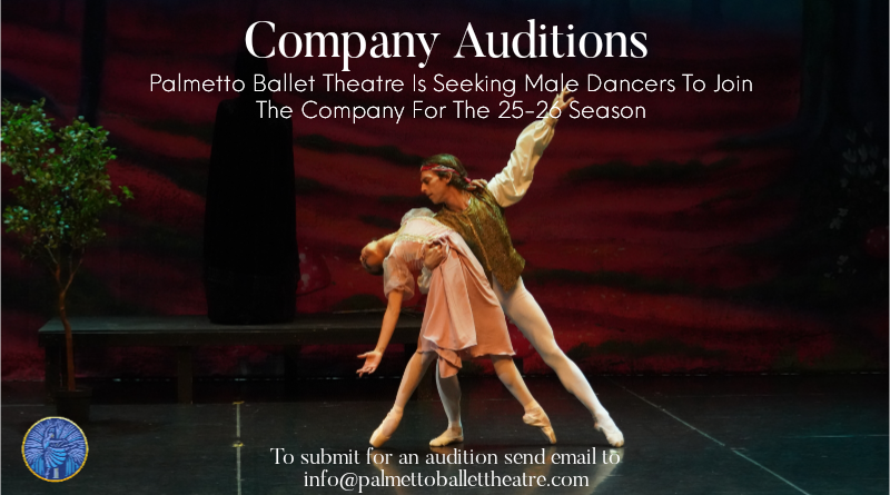 Palmetto Ballet Theatre is Looking for Male Dancers